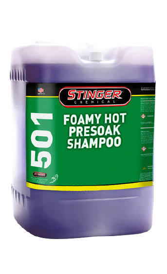 501 FOAMY HOT PRESOAK SHAMPOO (5 Gallon)