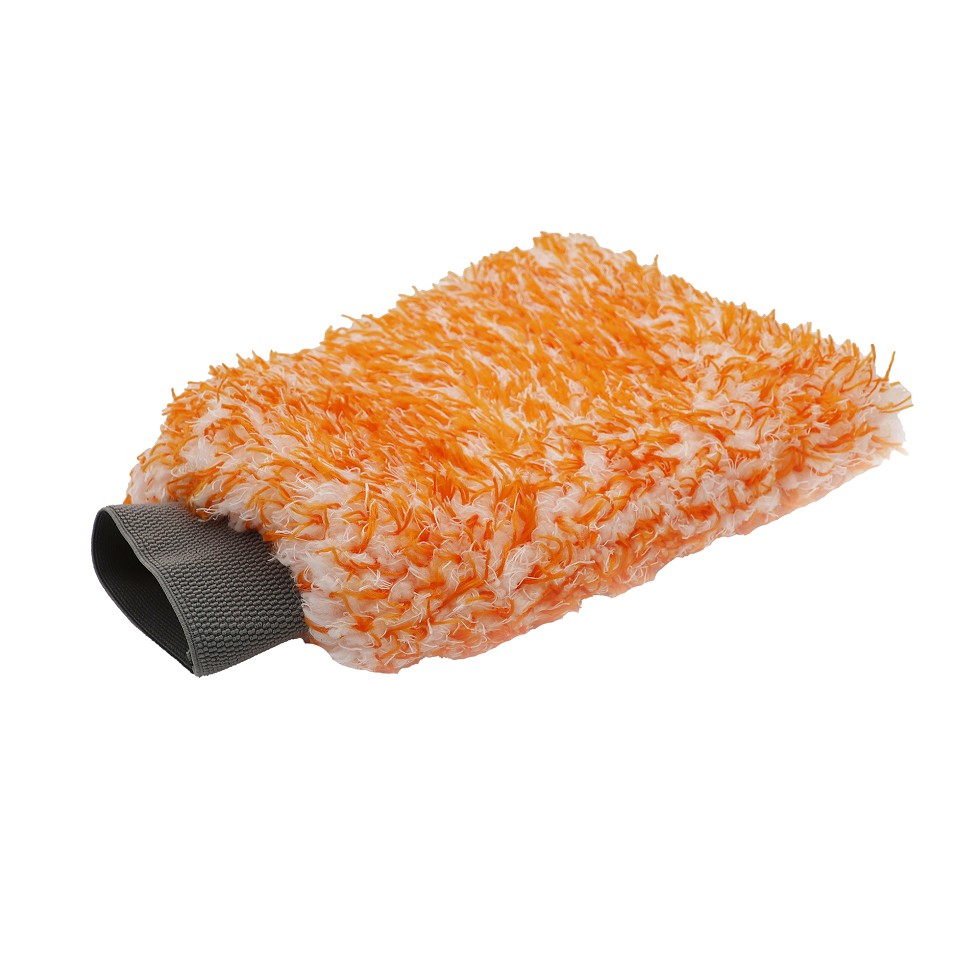 Orange Fusion Wash Mitt, 1500 GSM