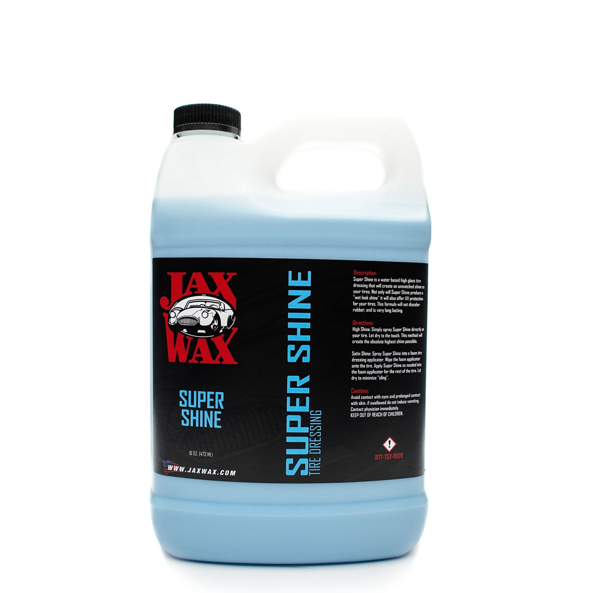Jax Wax Super Shine Water Based Tire Dressing